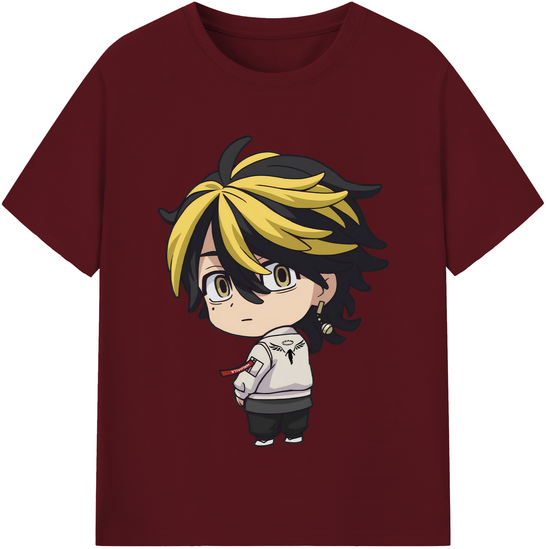 （画像用） 東京リベンジャーズ Tokyo Revengers 綿100％半袖Tシャツ（フロントプリント）